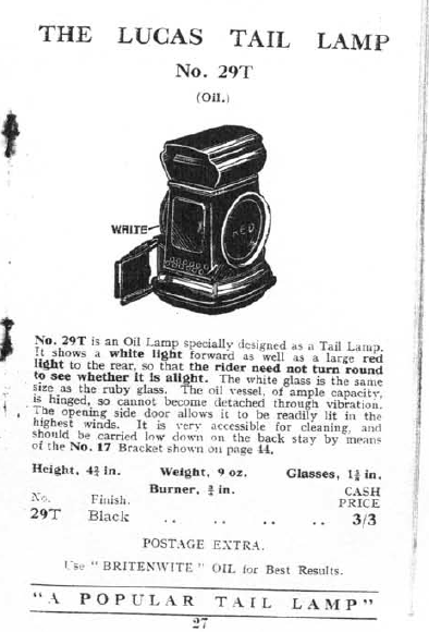 Lucar Oil Rear Lamp 29T - Foto 7